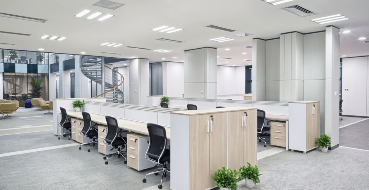 Vật liệu và nội thất phù hợp với tiêu chuẩn thiết kế nhà văn phòng