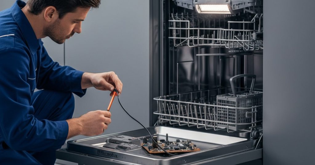 bảo hành máy rửa bát electrolux