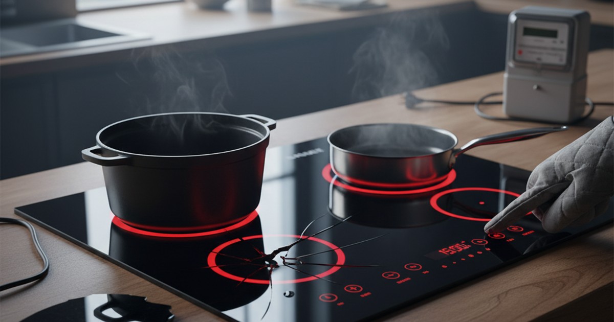 Nhược điểm cần cân nhắc khi chọn bếp hồng ngoại Sanaky