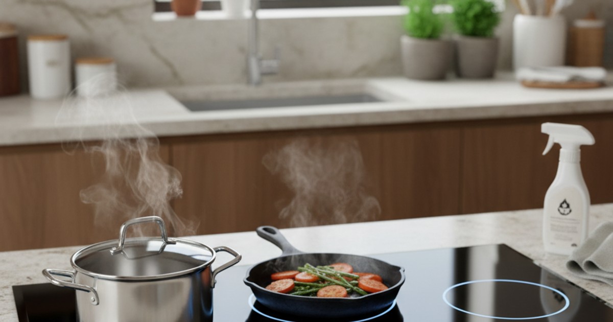 Sử dụng và bảo quản bếp từ 3 vùng nấu hiệu quả