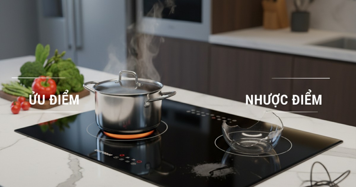 Ưu nhược điểm khi sử dụng bếp từ Eurosun