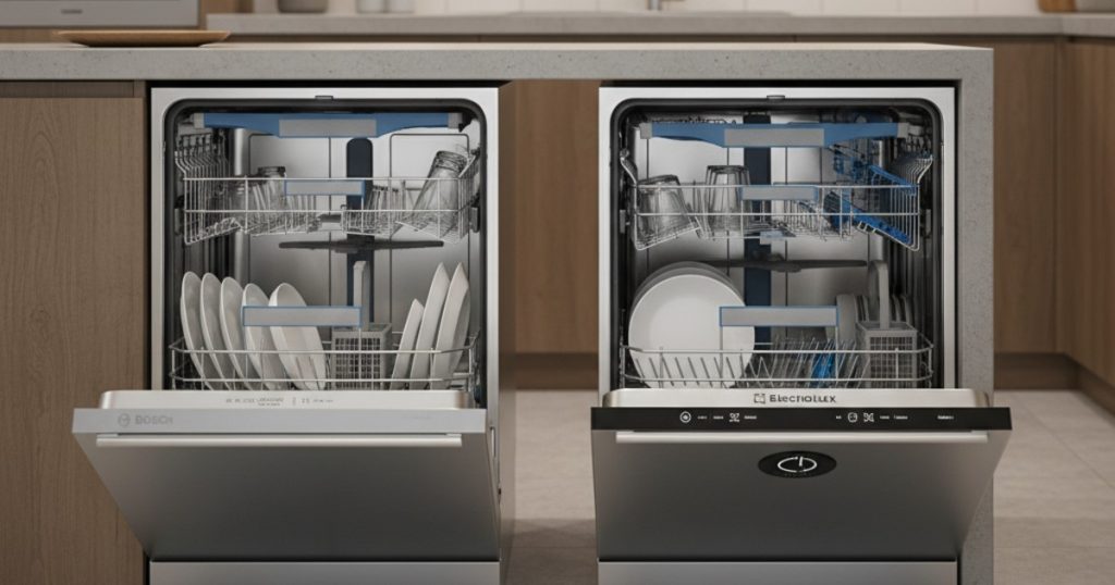 nên mua máy rửa chén bosch hay electrolux