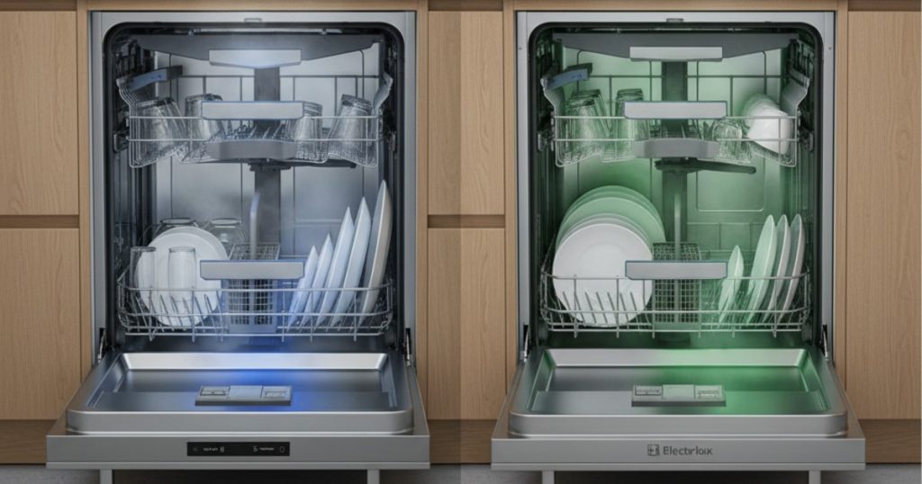 so sánh máy rửa bát bosch và electrolux
