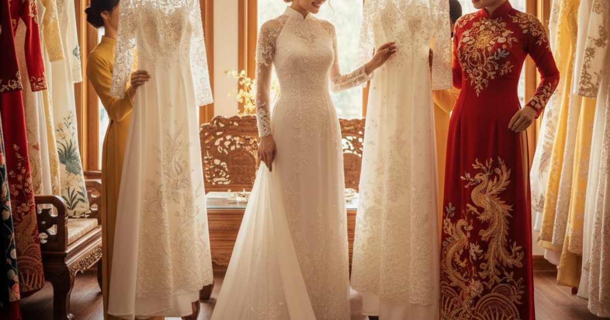 Choosing Your Perfect Vietnamese Bridal Ao Dai
