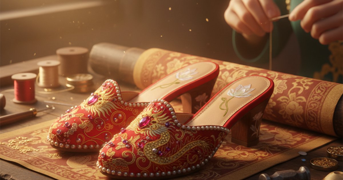 Craftsmanship and Materials in Vietnamese Bridal Footwear