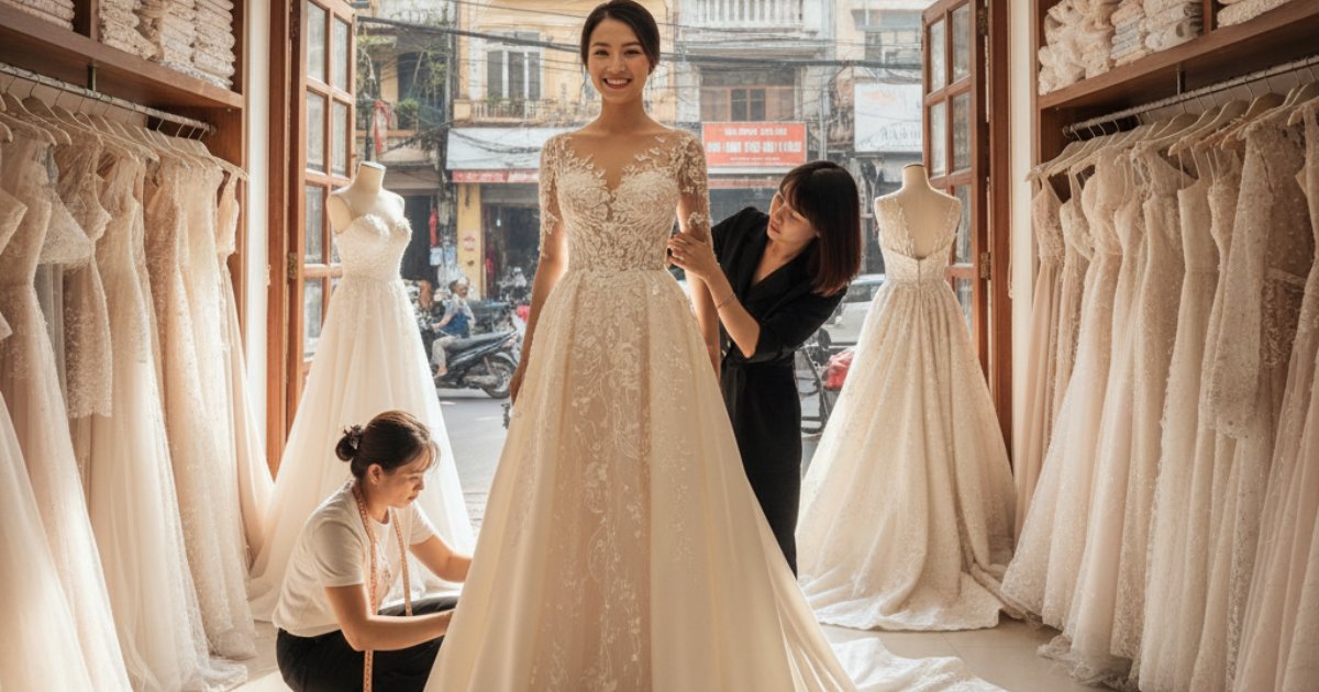 Customizing Your Dream Gown at a Vietnam Bridal Shop