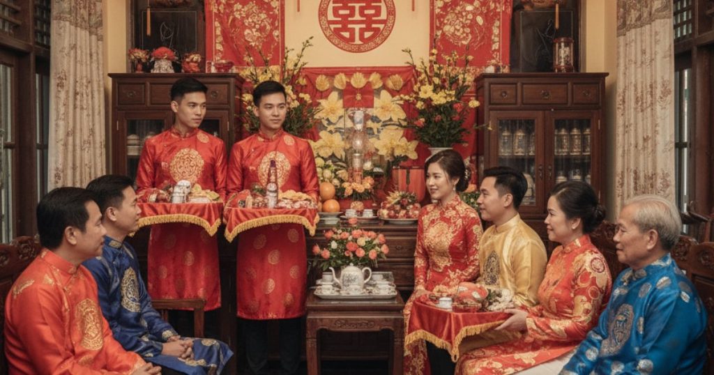 how does a Vietnamese wedding work