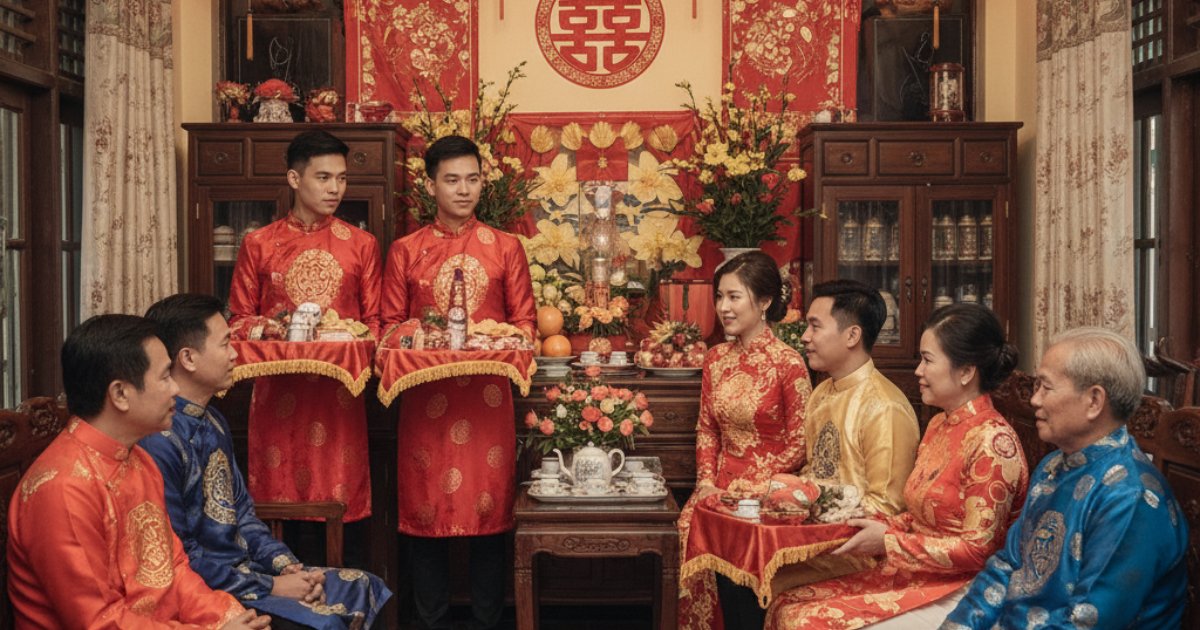 how does a Vietnamese wedding work