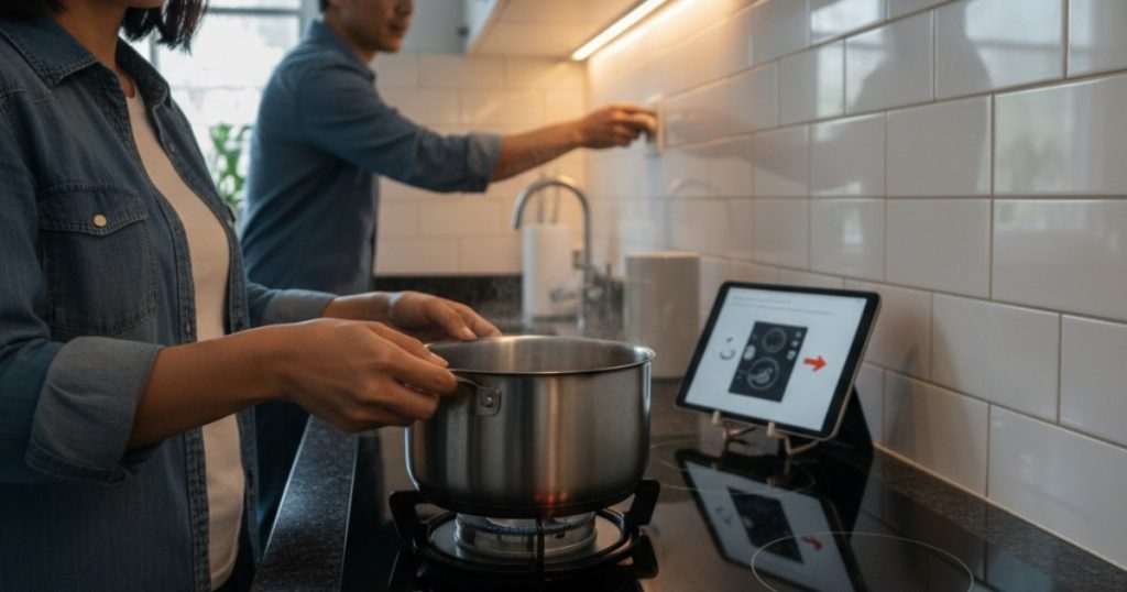 Hướng dẫn xử lý khi bếp từ báo e6 tại nhà