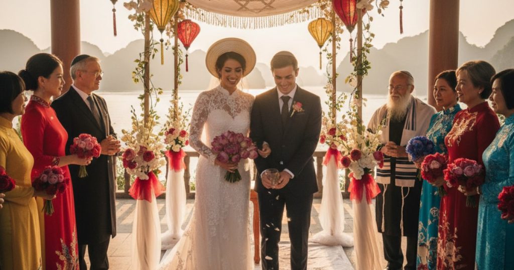 jewish Vietnamese wedding