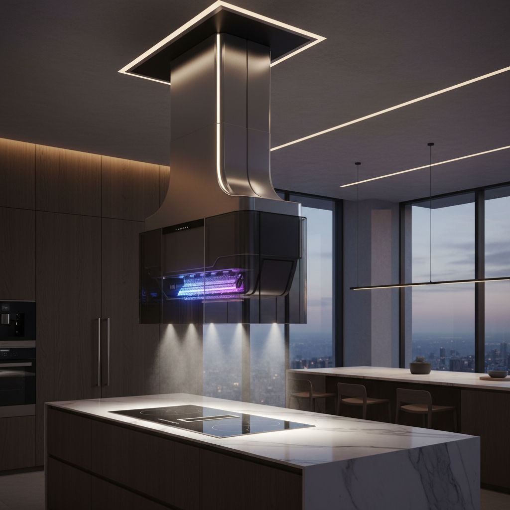 Máy hút mùi tự hủy