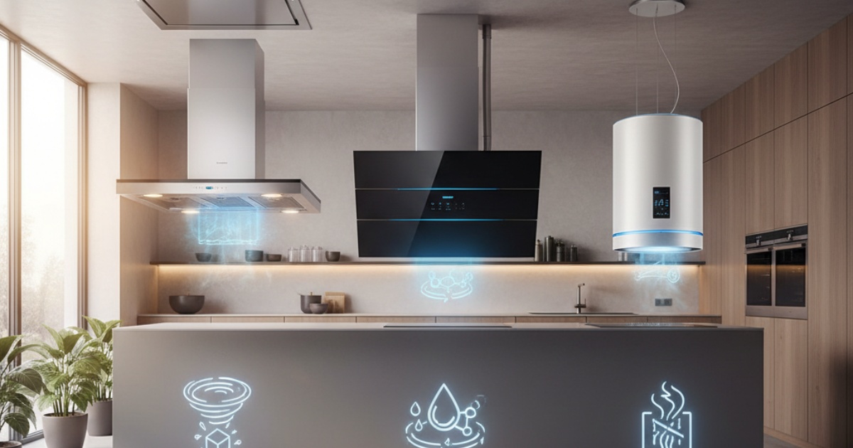 Phân loại các dòng máy hút khói khử mùi tự hủy phổ biến