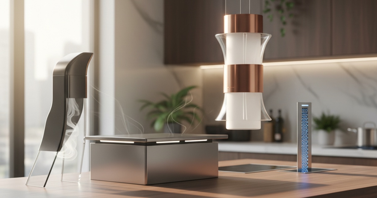 Phân loại các dòng máy hút mùi trực tiếp tự nhiên hiện nay