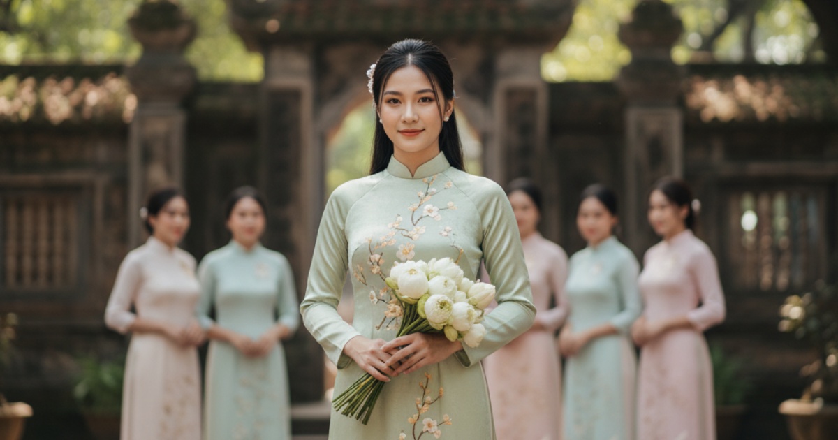 The Timeless Elegance of the Traditional Vietnamese Bridesmaid Dress