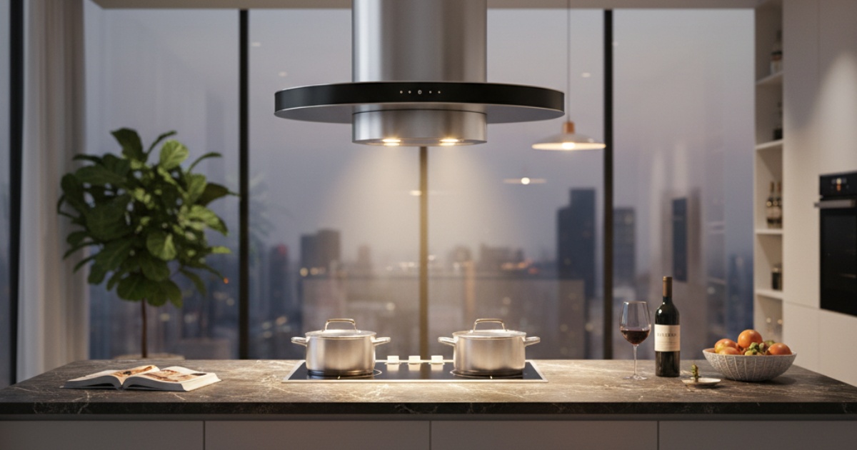 Tìm hiểu về máy hút mùi đảo độc lập