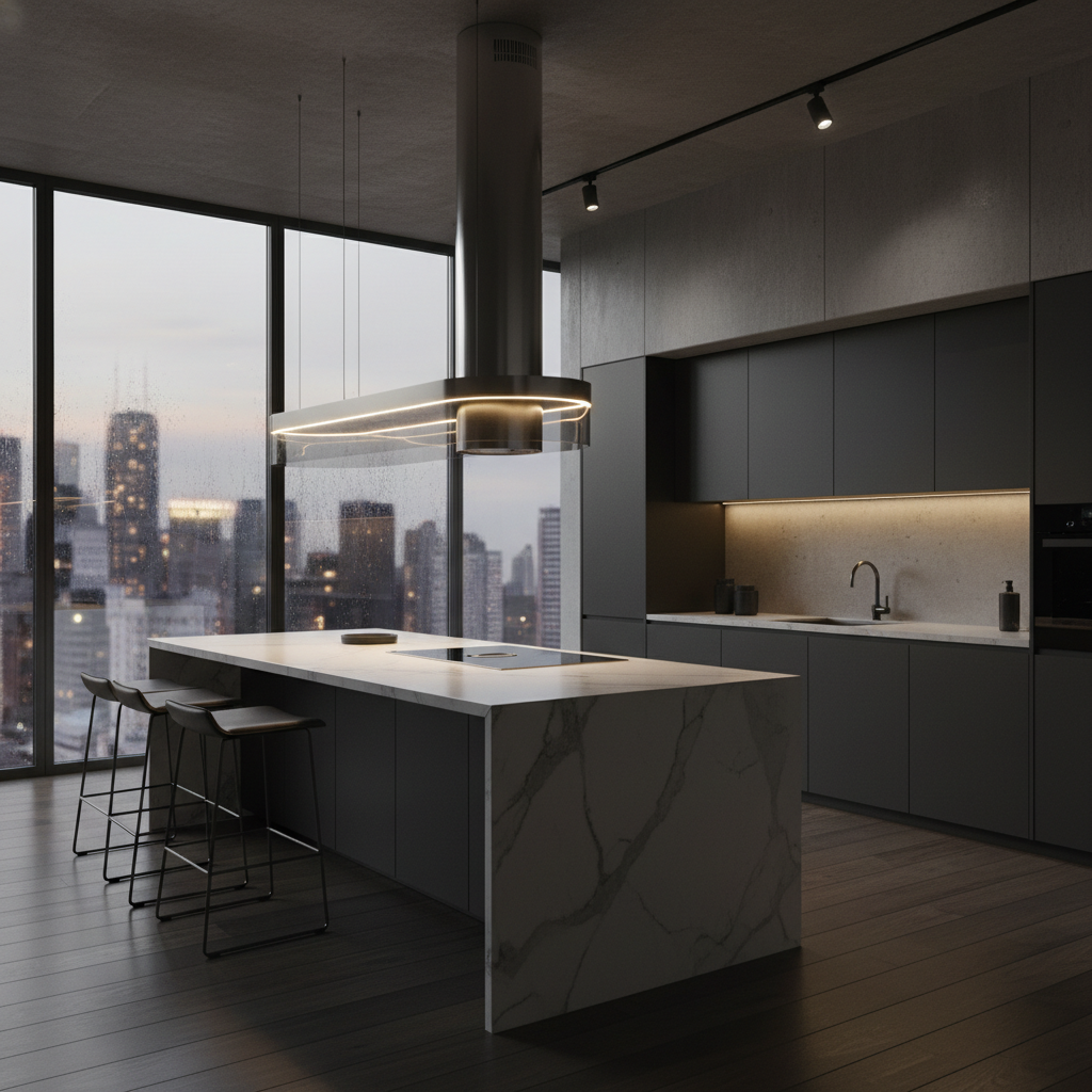 Tìm hiểu về máy hút mùi đảo độc lập