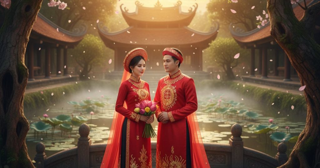 traditional Vietnamese dress wedding