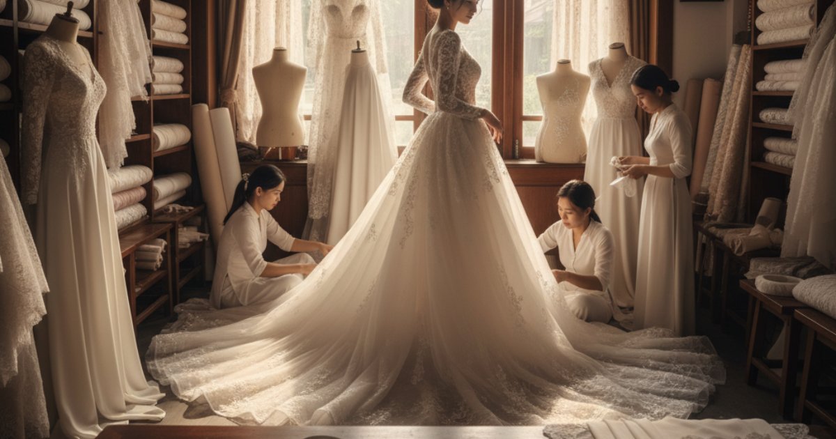 Understanding the Cost How Much is a Custom Wedding Dress in Vietnam