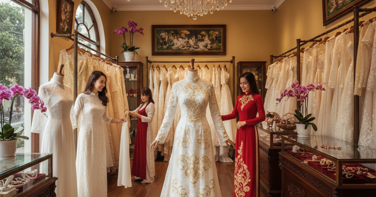 Vietnam bridal shop