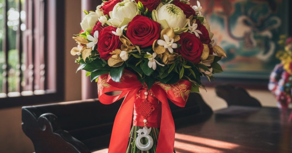 Vietnamese bridal bouquet