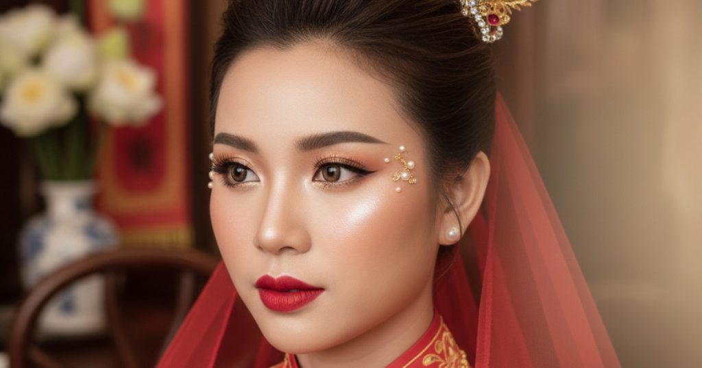 Vietnamese bridal makeup