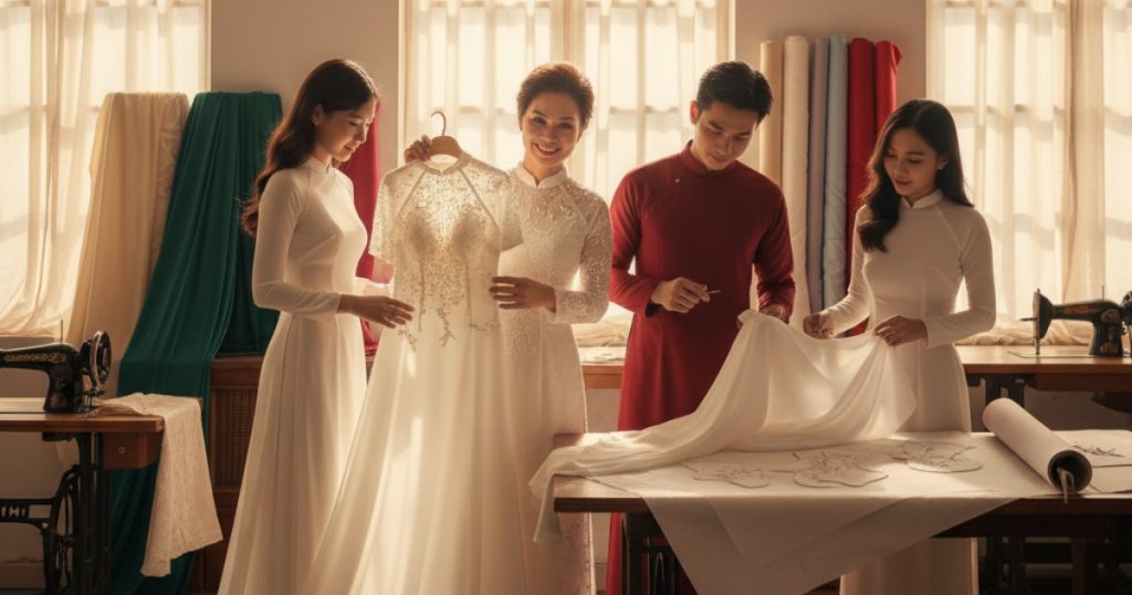 Vietnamese wedding dress designers