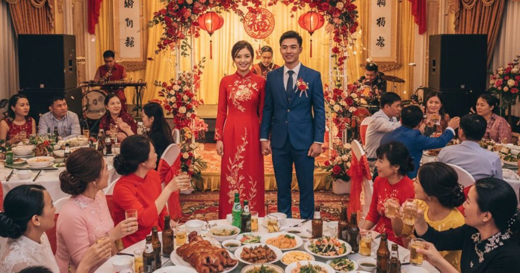 Vietnamese wedding banquet