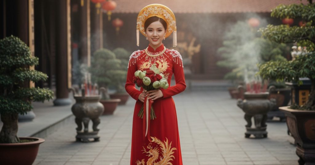Vietnamese wedding bride