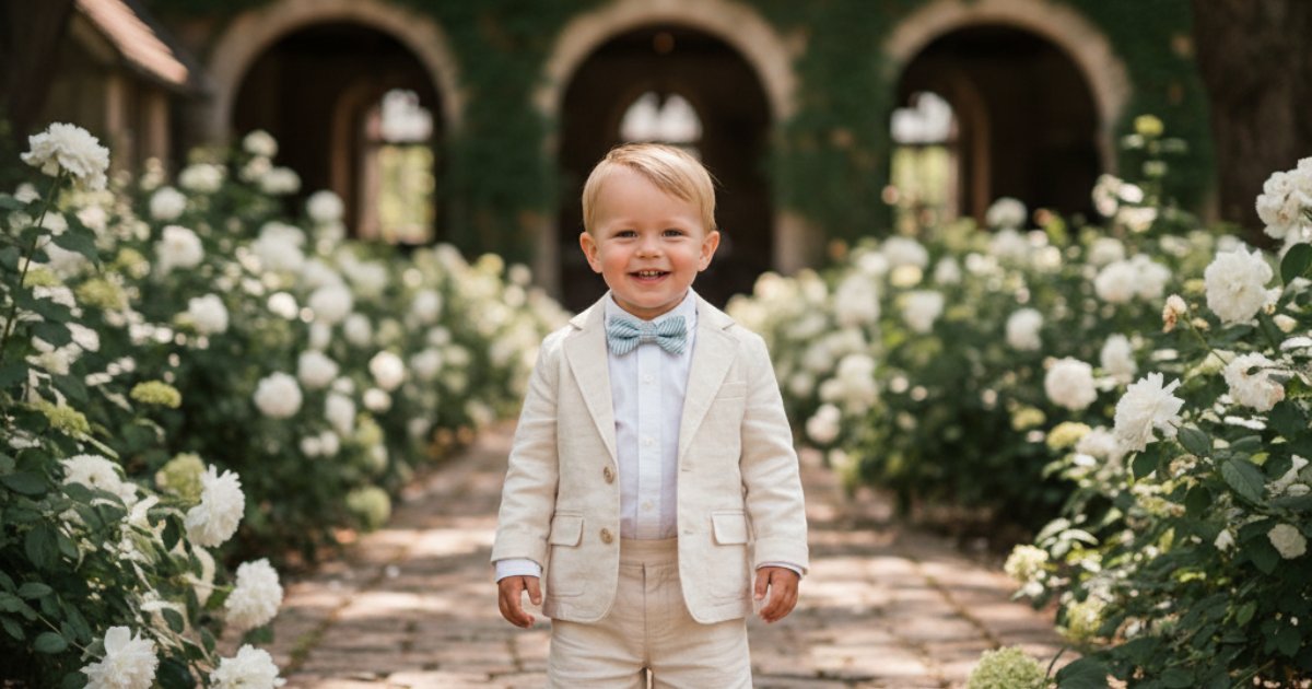 How to select a 2 year oldboy summer wedding outfit