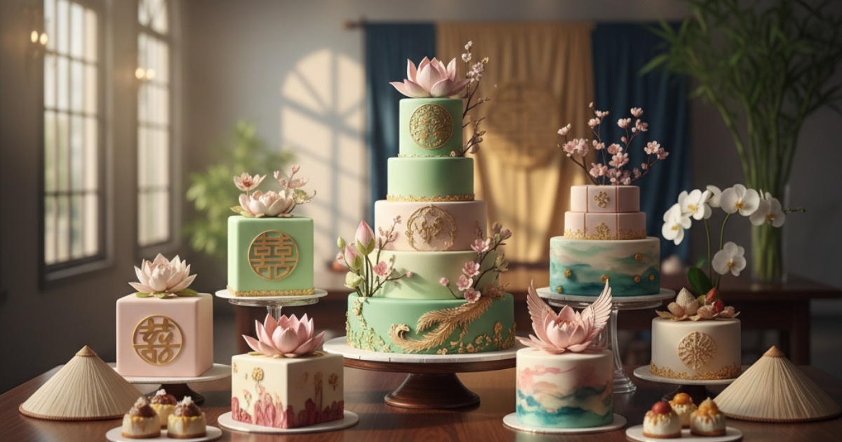 Modern Trends in Vietnamese Wedding Cake Design