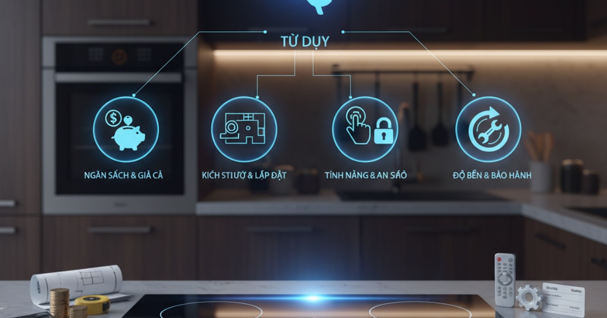 Những điểm cần cân nhắc khi lựa chọn bếp từ Taka