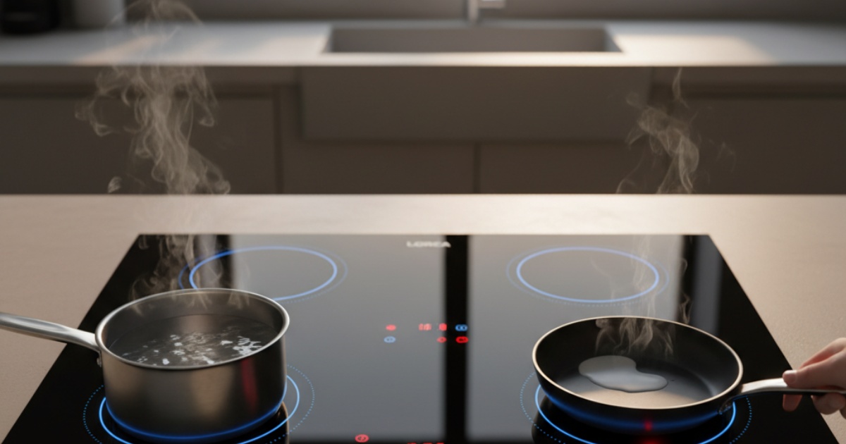 Những tính năng thông minh và an toàn trên bếp từ Lorca