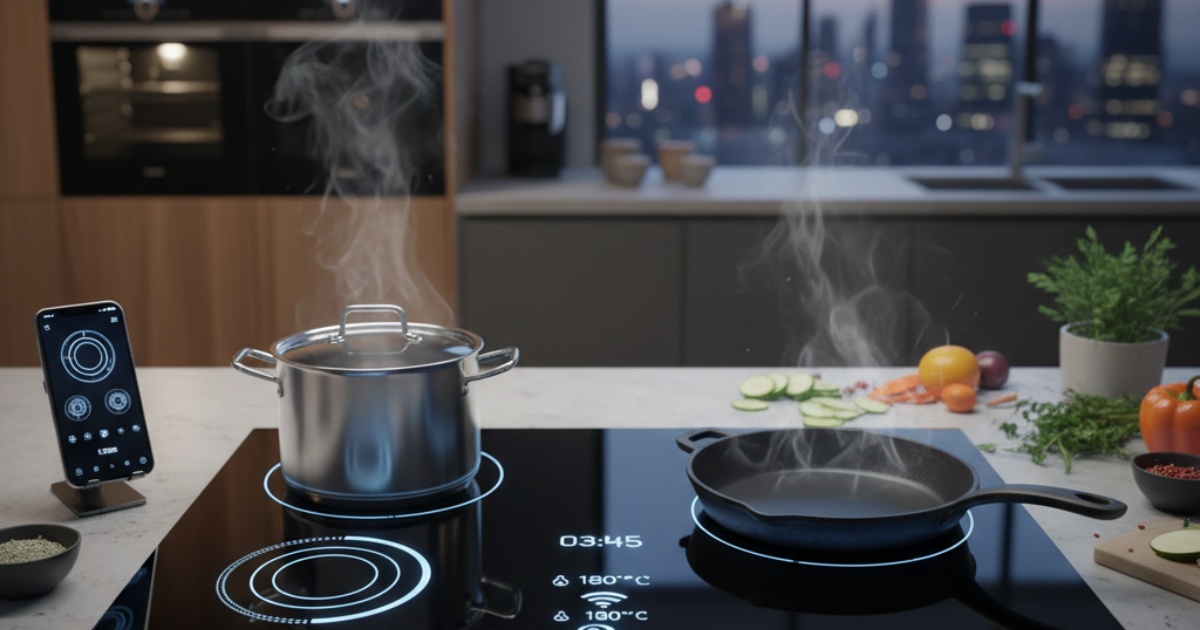 Tận dụng tối đa các tính năng thông minh của bếp từ Faster