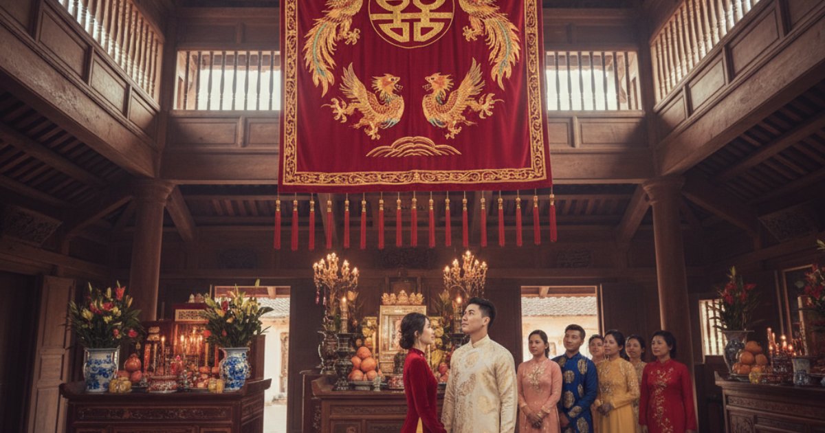 The Essence and Significance of a Vietnamese Wedding Banner