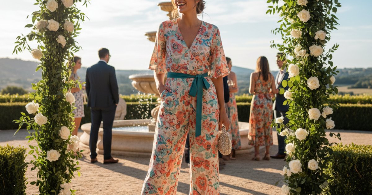 The main advantages of summer wedding guest attire – jumpsuits