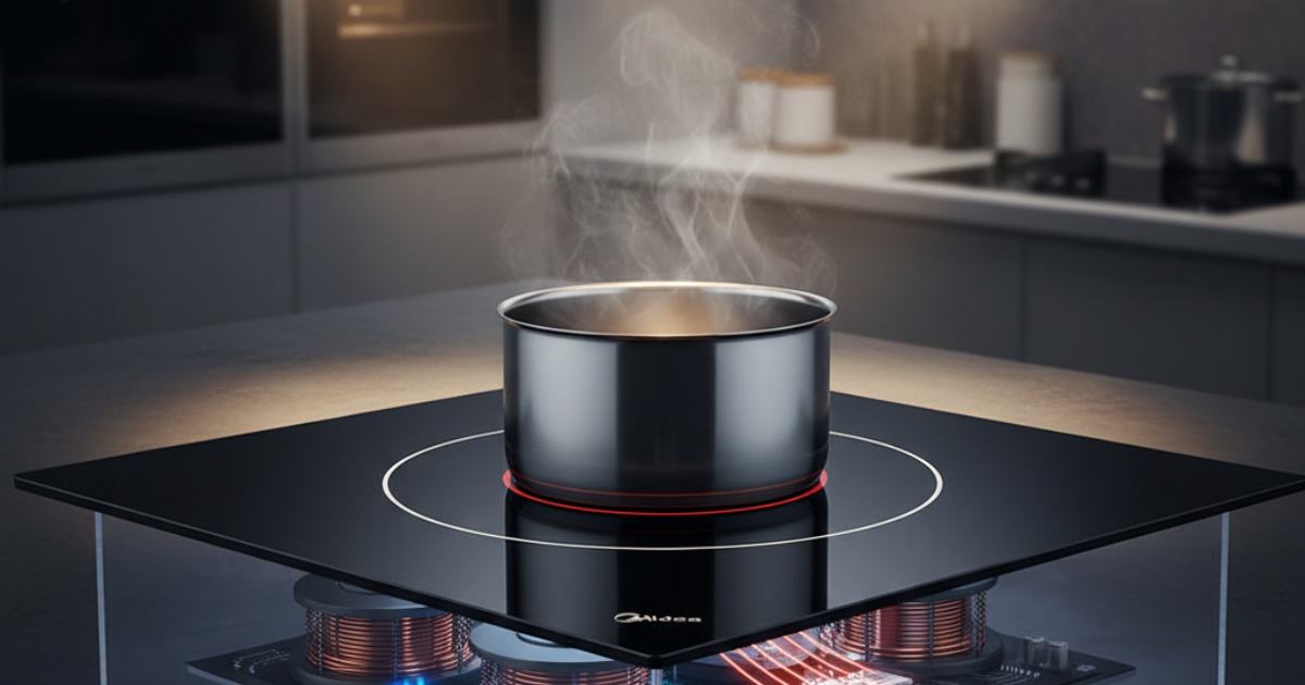 Tổng quan về bếp từ Midea và nguyên lý hoạt động