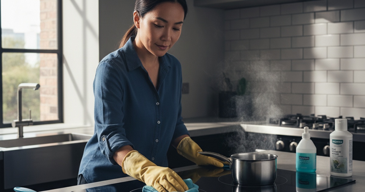 Bảo dưỡng và vệ sinh bếp từ Kaff đúng cách