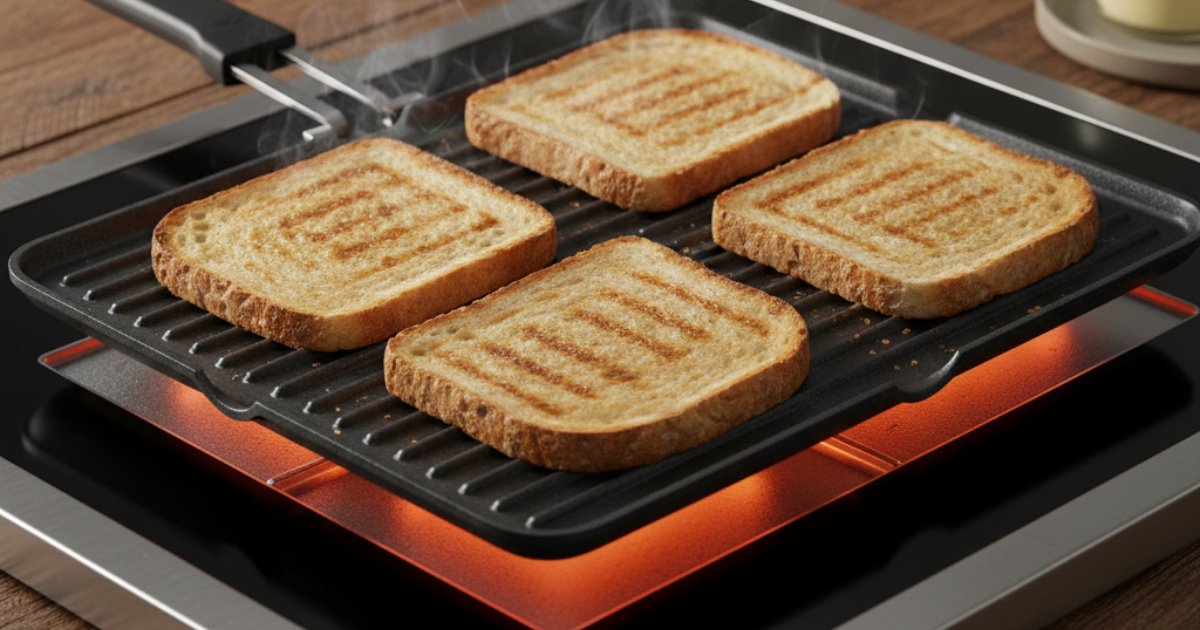 Bếp hồng ngoại nướng bánh mì được không