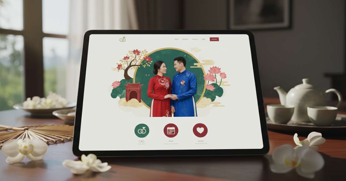 Essential features of a professional Vietnamese wedding website