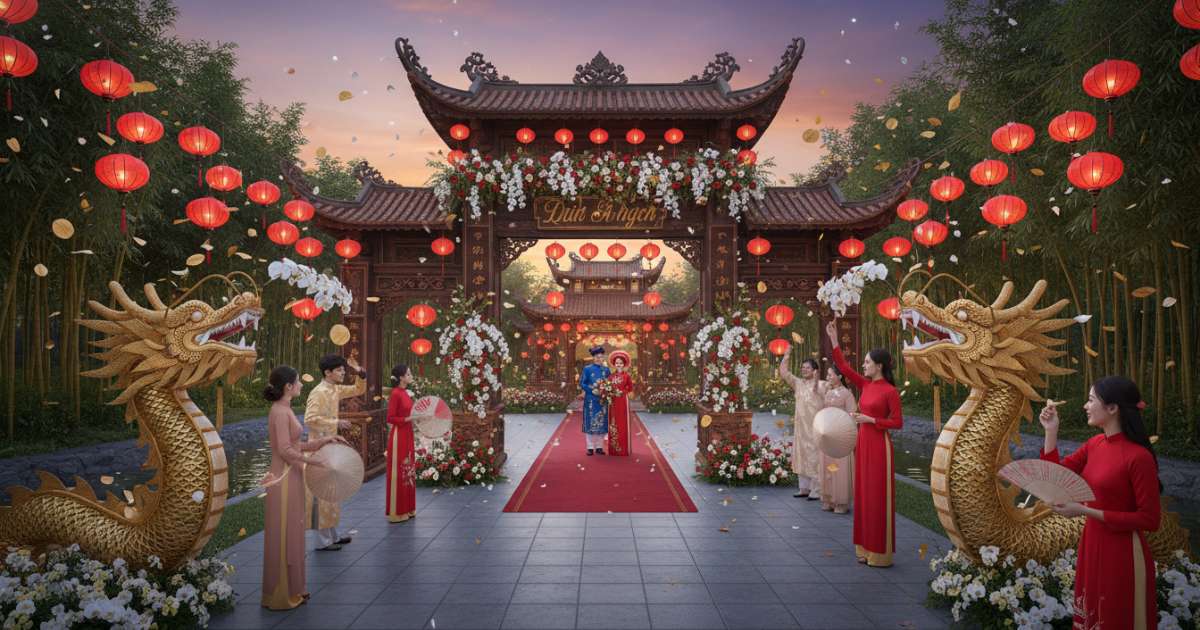 How the Traditional Vietnamese Wedding Entrance Shapes the Ceremony