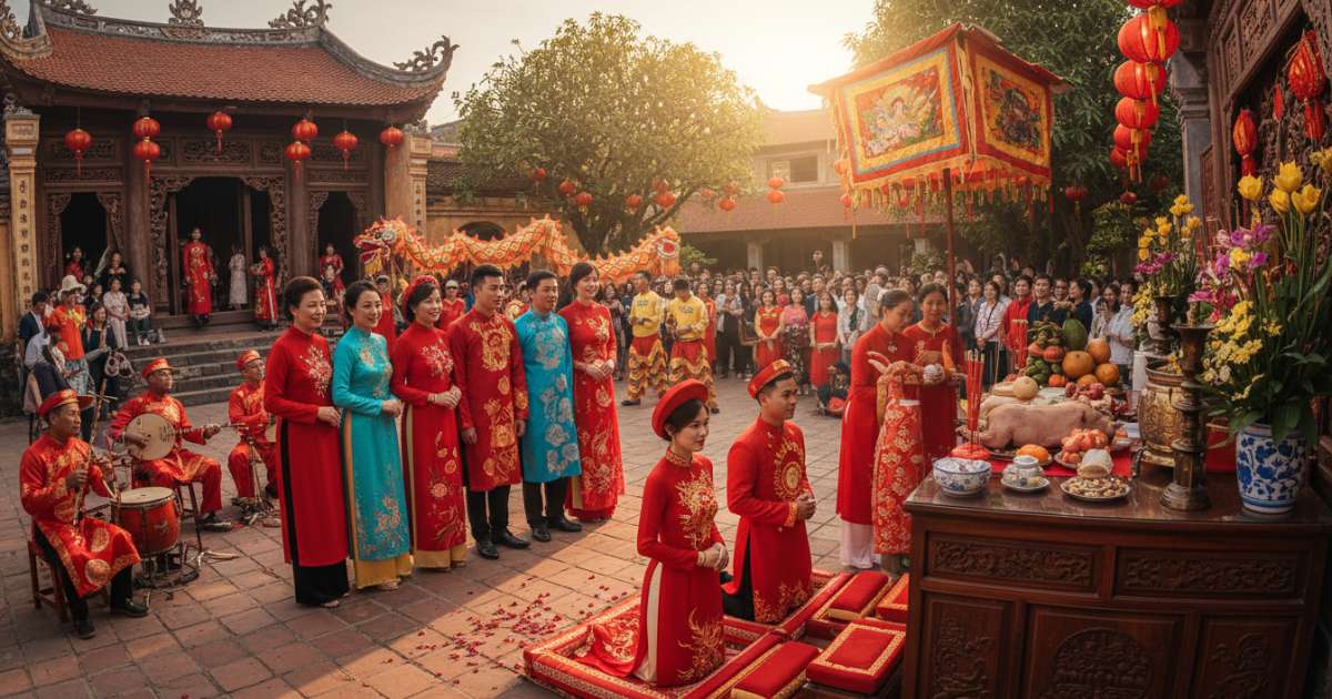 Traditional attire and what does a Vietnamese wedding look like in fashion