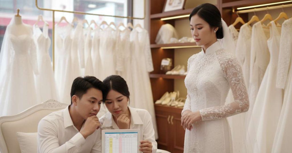 wedding dress Vietnam cost