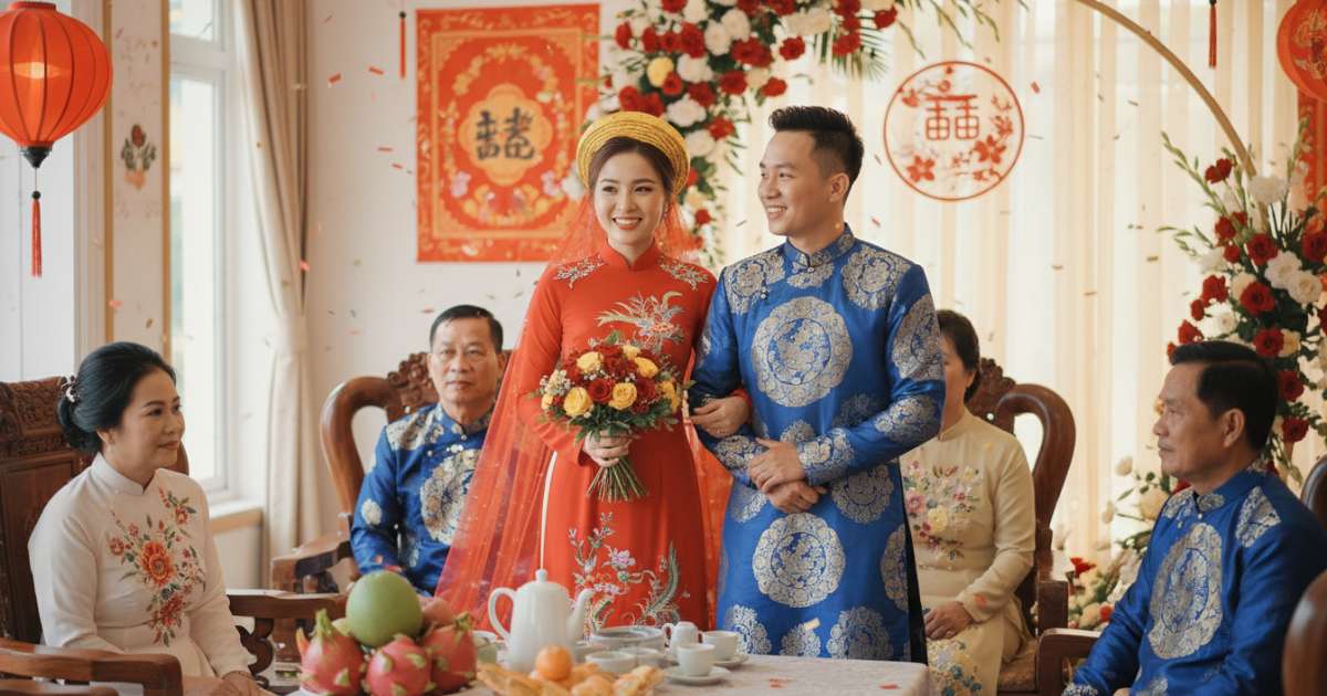 what does a Vietnamese wedding look like