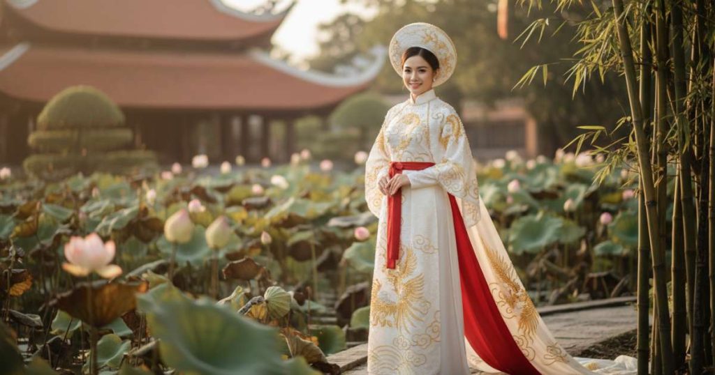 what is a Vietnamese wedding dress called