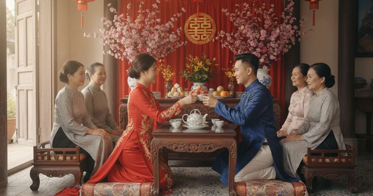 what is a Vietnamese wedding tea ceremony